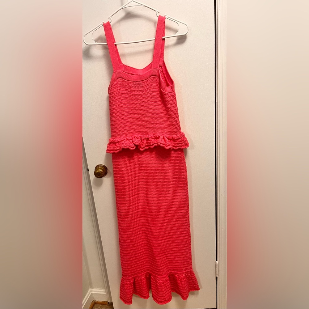 Elegant Pink Maxi Dress